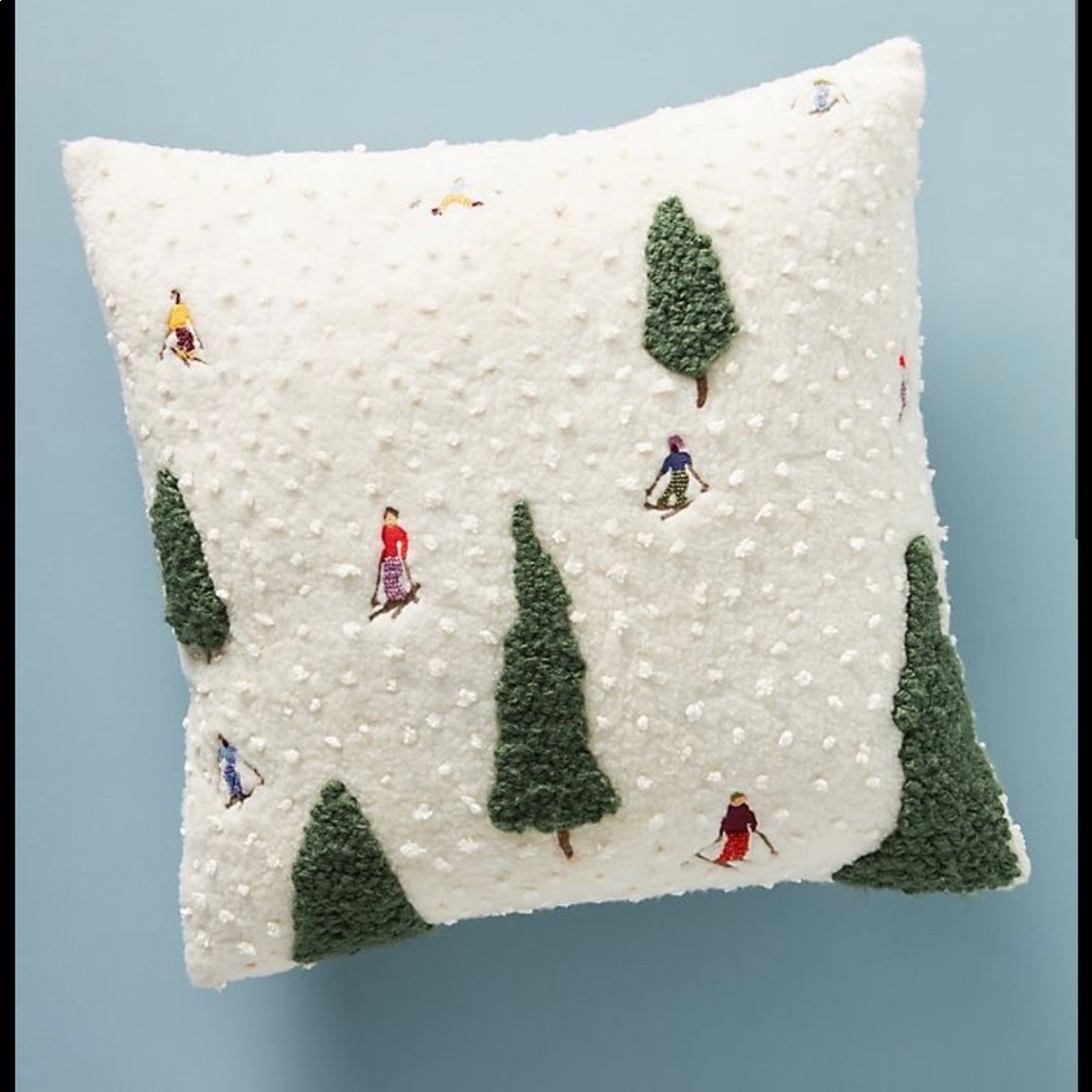 Anthropologie HIT THE SLOPES PILLOW